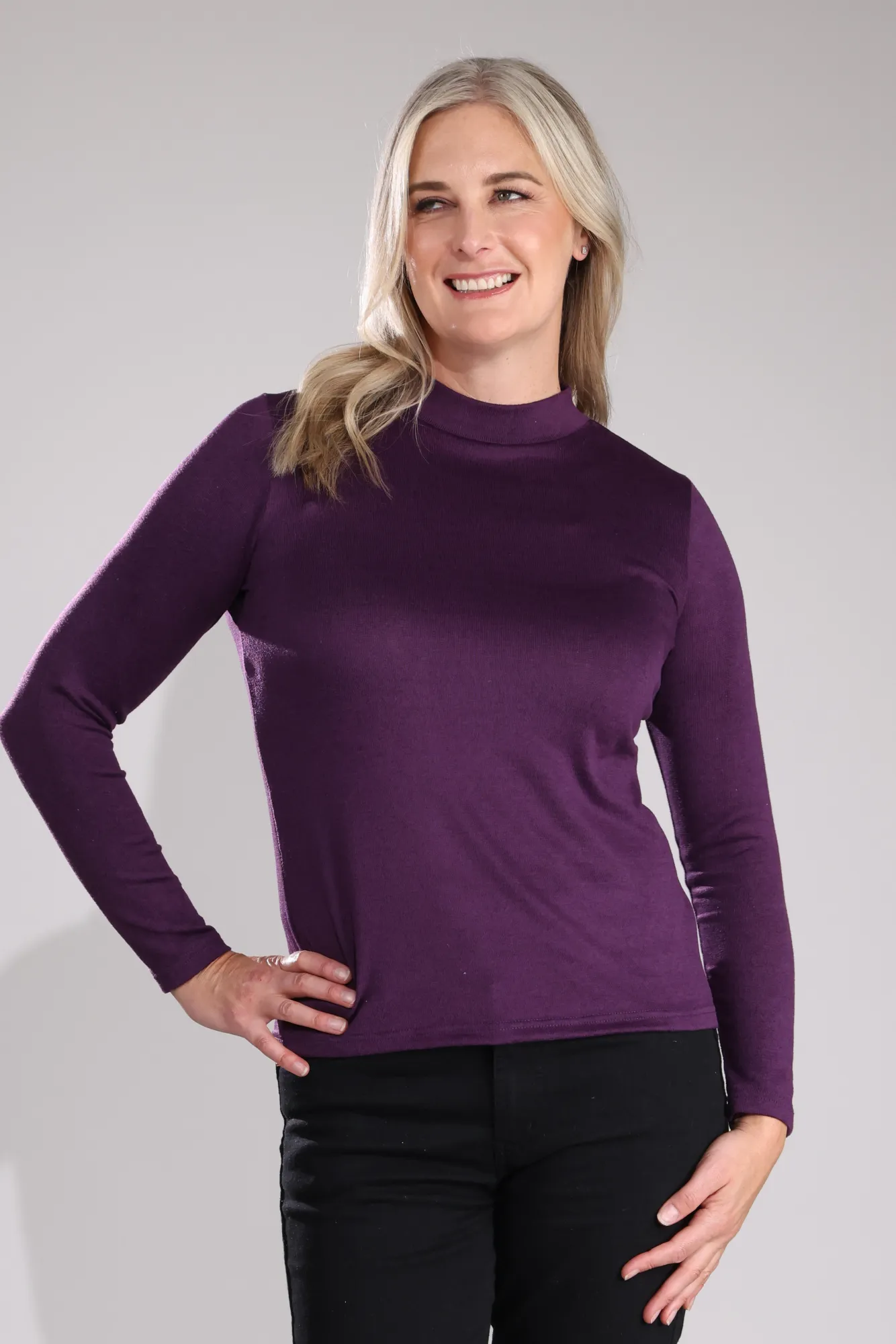 Top | PURPLE | 7932B1 Active Apparel