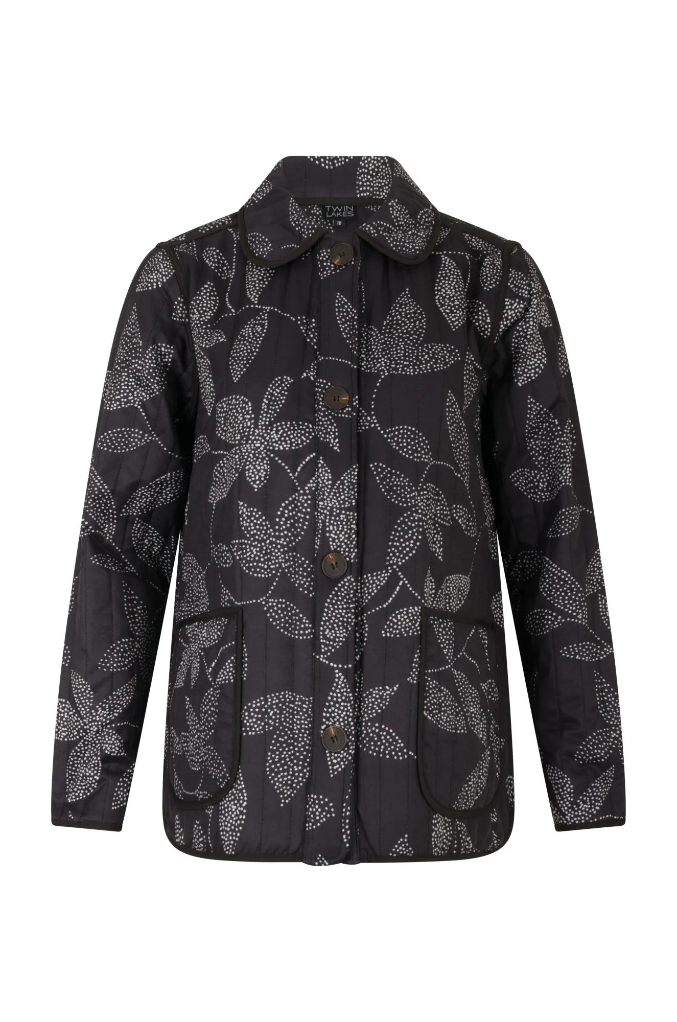 Jacket | Black Ivory Leaf | 6442B1 All Year