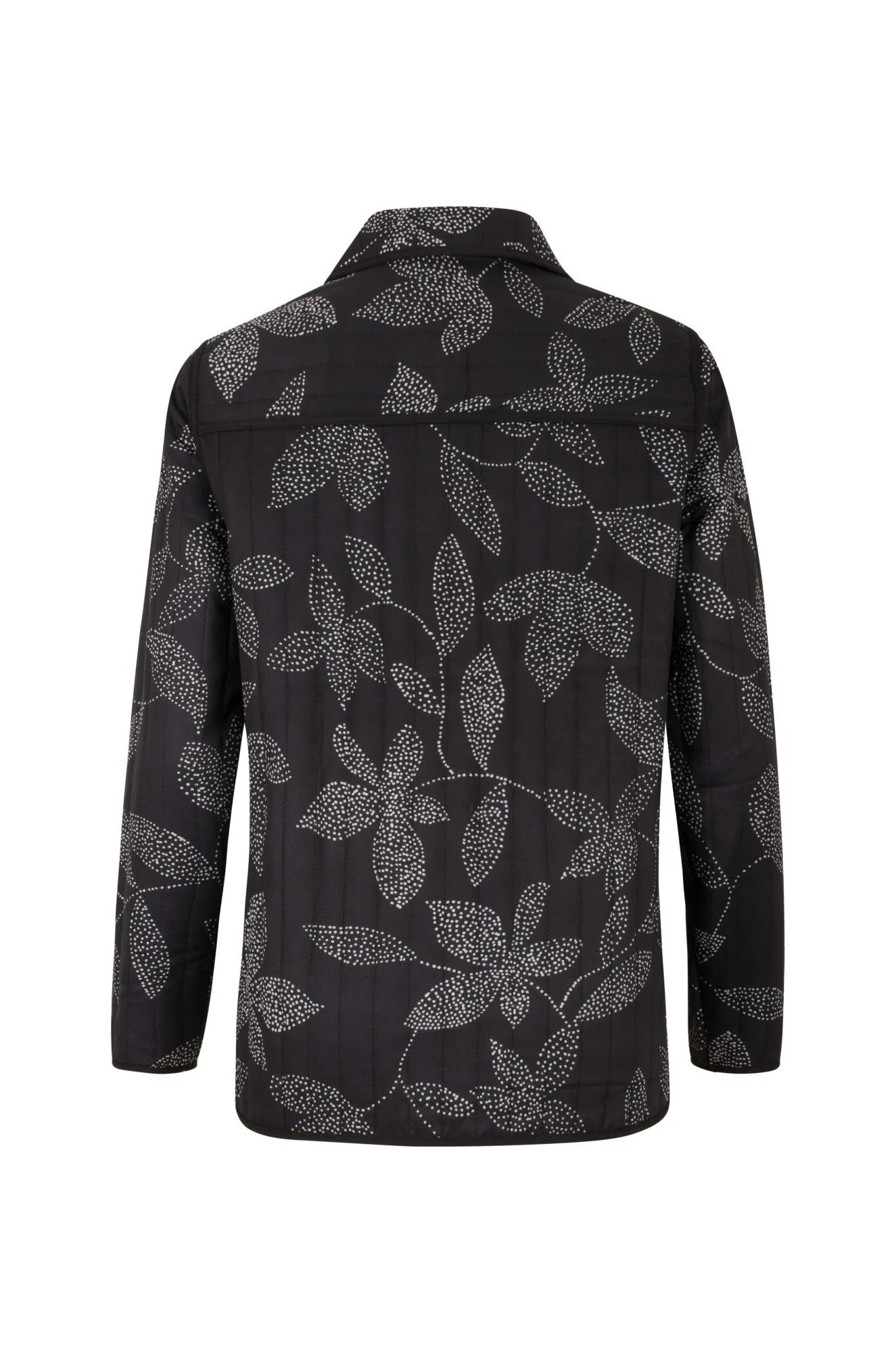 Mid Season Wear Jacket | Black Ivory Leaf | 6442B1