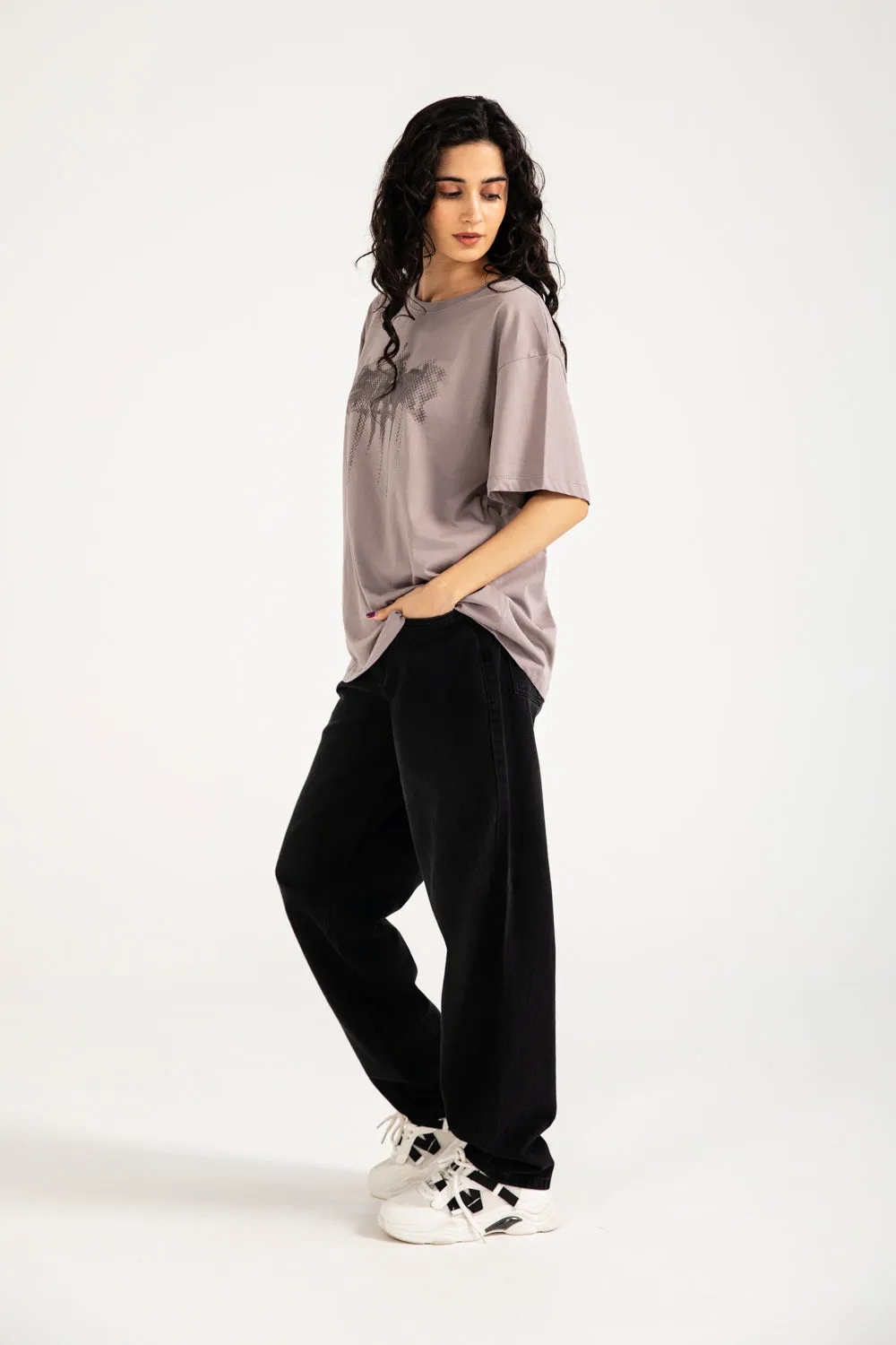 GRAPHIC OVERSIZED TEE MoistureWickingFabric