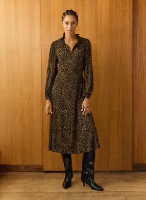 Casual-Look Hannah Printed Jersey?Midi Dress