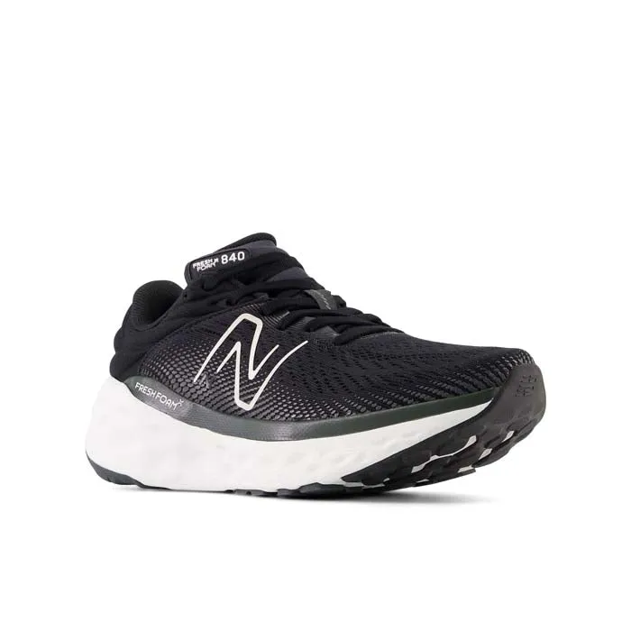 Knit Cage Cushioning Pods Configuration Womens New Balance Fresh Foam 840V1 in Black/Magnet