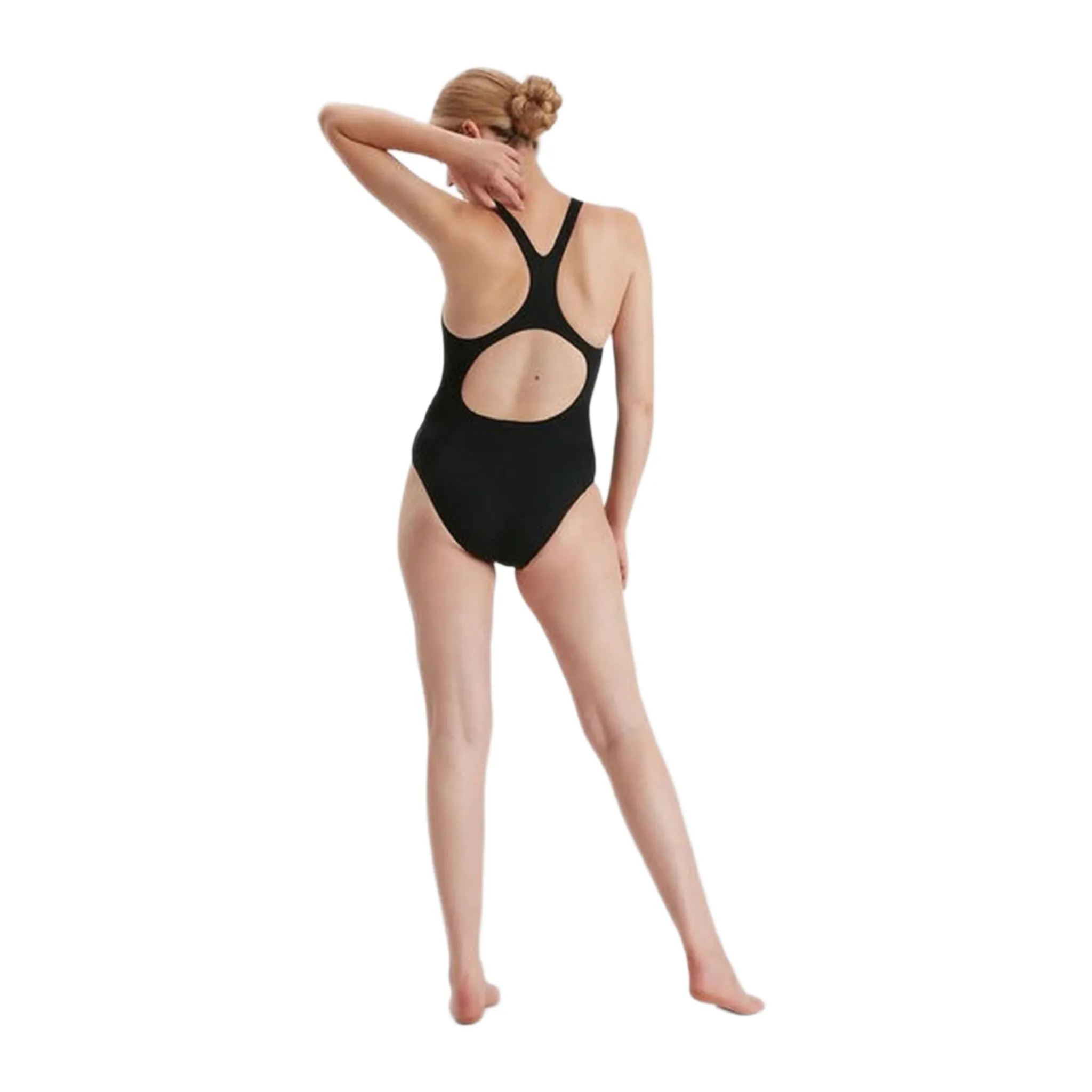 Speedo Womens Eco Endurance  Medalist One Piece Anti Slip Waist Gripper Family Swimwear