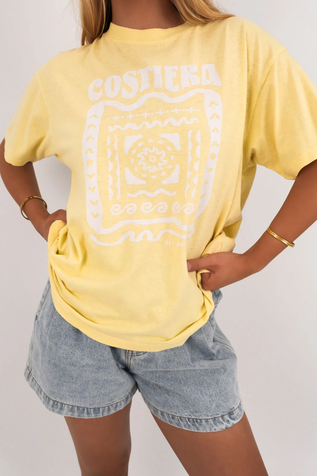 Everyday Look Wear Costiera Relaxed Tee Yellow