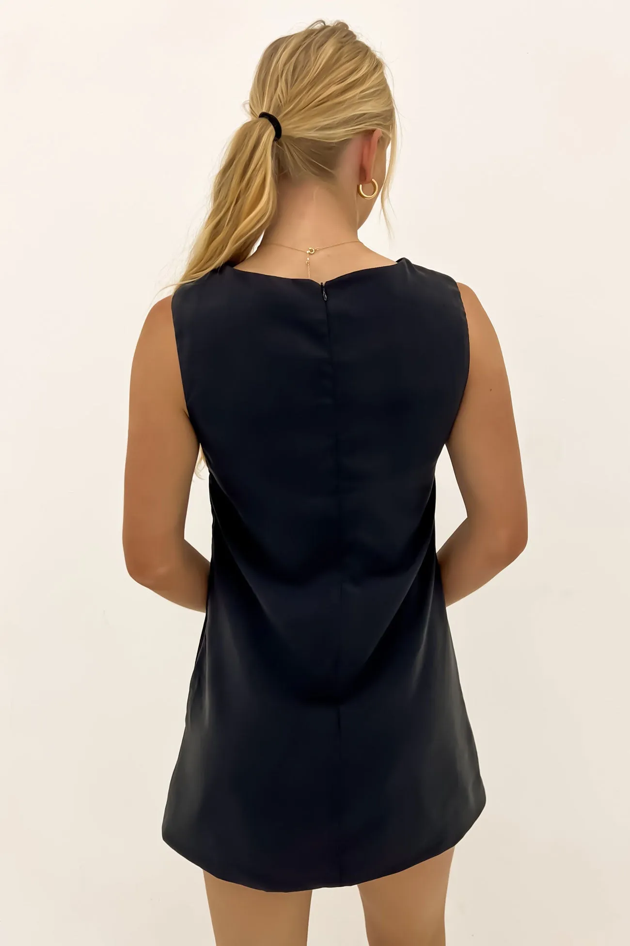 Smart Edge Luxurious Feel Sian Mini Dress Black