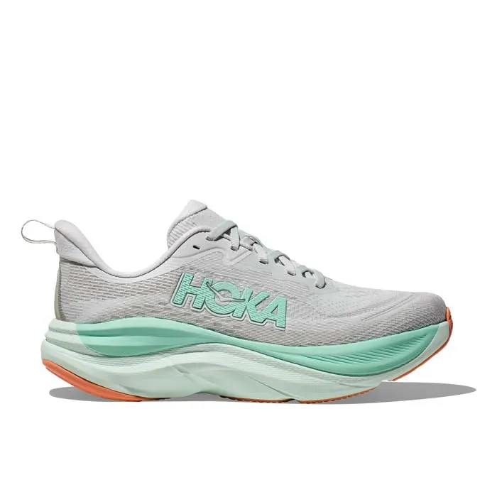 anti - slip Water - repellent Womens Hoka Skyflow in Cosmic Grey/Seafoam