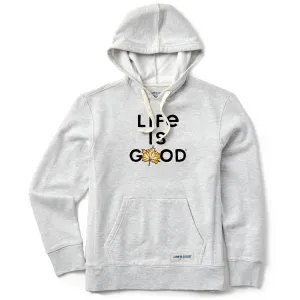 Women's Branded Stacked LIG w Leaf Simply True Fleece Hoodie product vacation wearability Active Fit