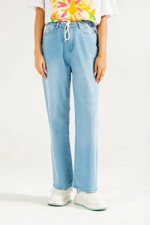 STRAIGHT FIT DENIM Organic Cotton Blend