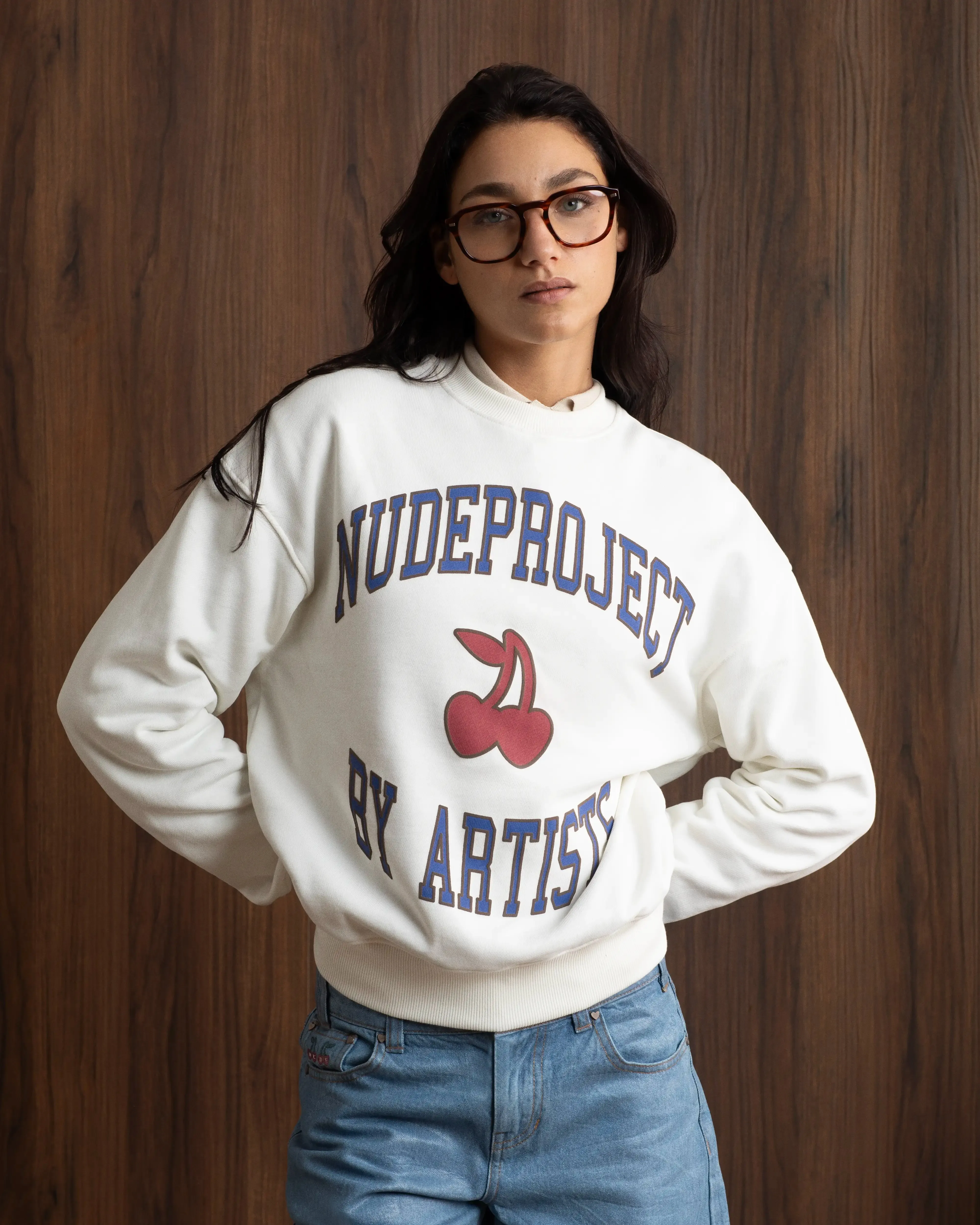Short Indoor Wear Loop Sweatshirt Marshmallow