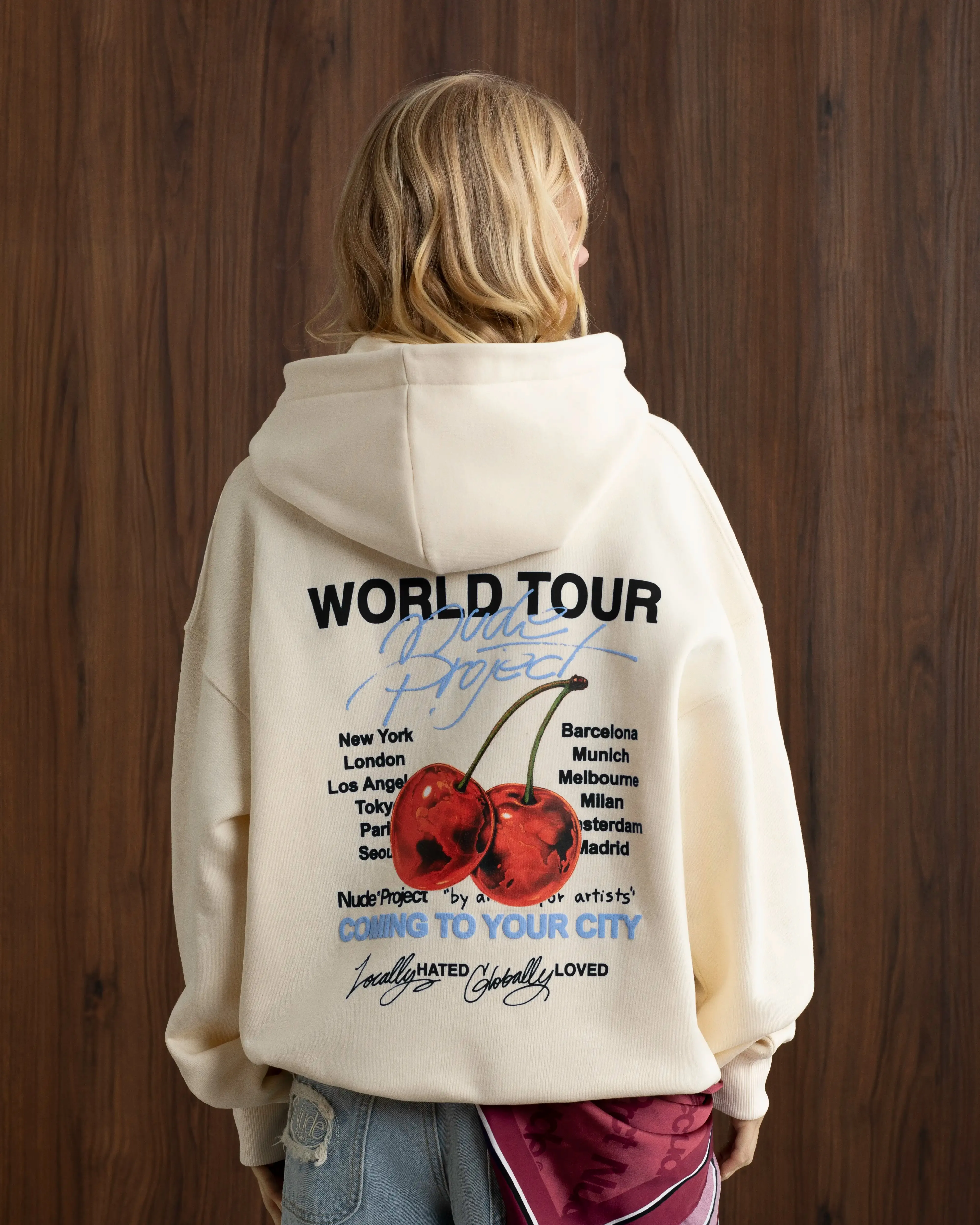 Nude Tour Hoodie Marshmallow Timeless Hoodie Casual Style