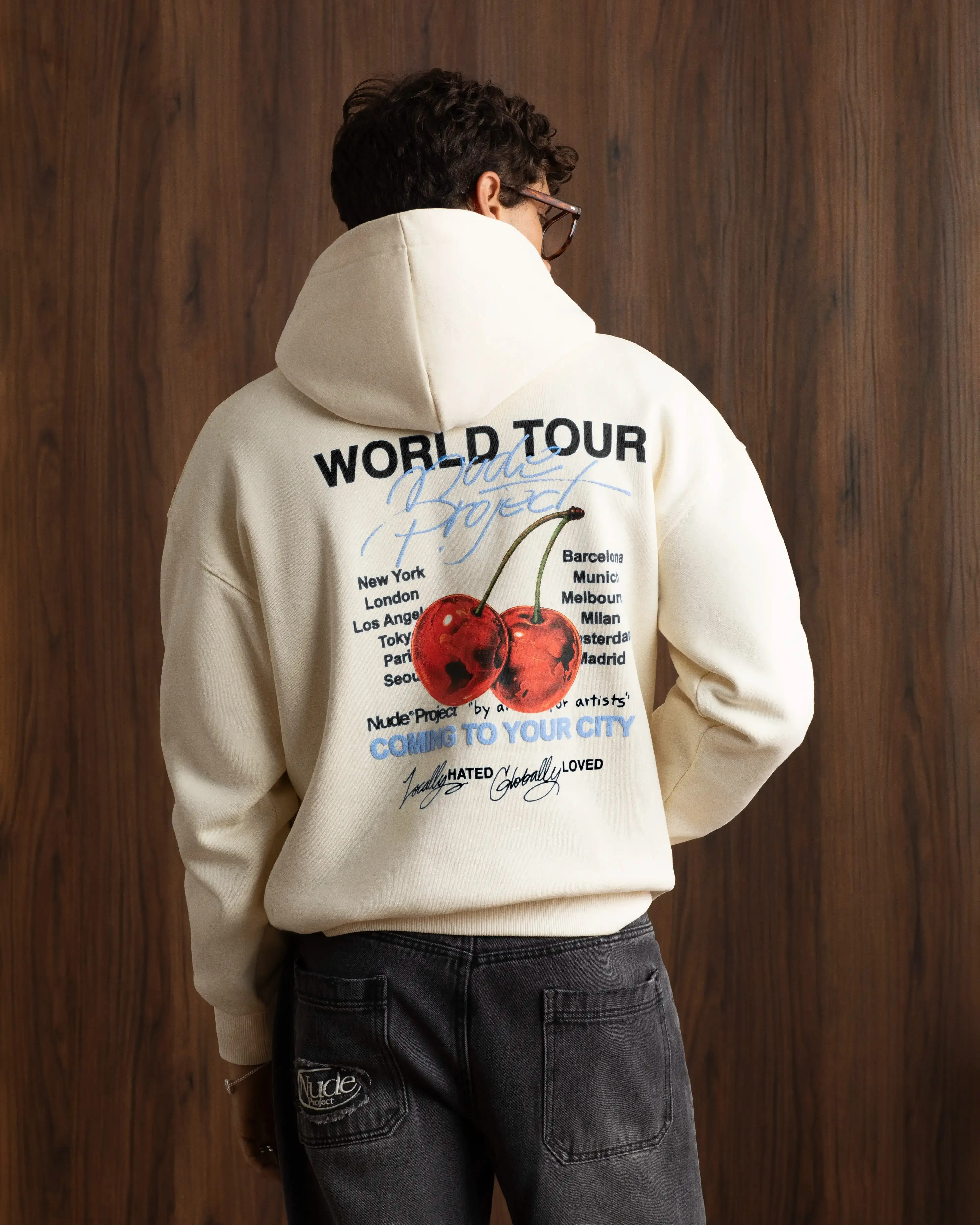 Nude Tour Hoodie Marshmallow Breathable Layer anti static coating