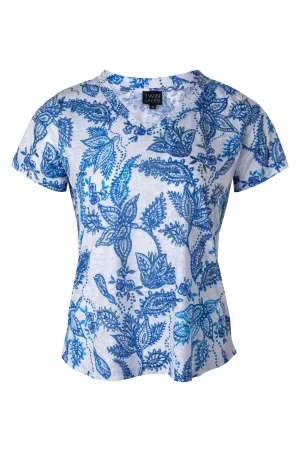 casual top Winter Accessories Top | Santorini Blue Bud | 6053A1