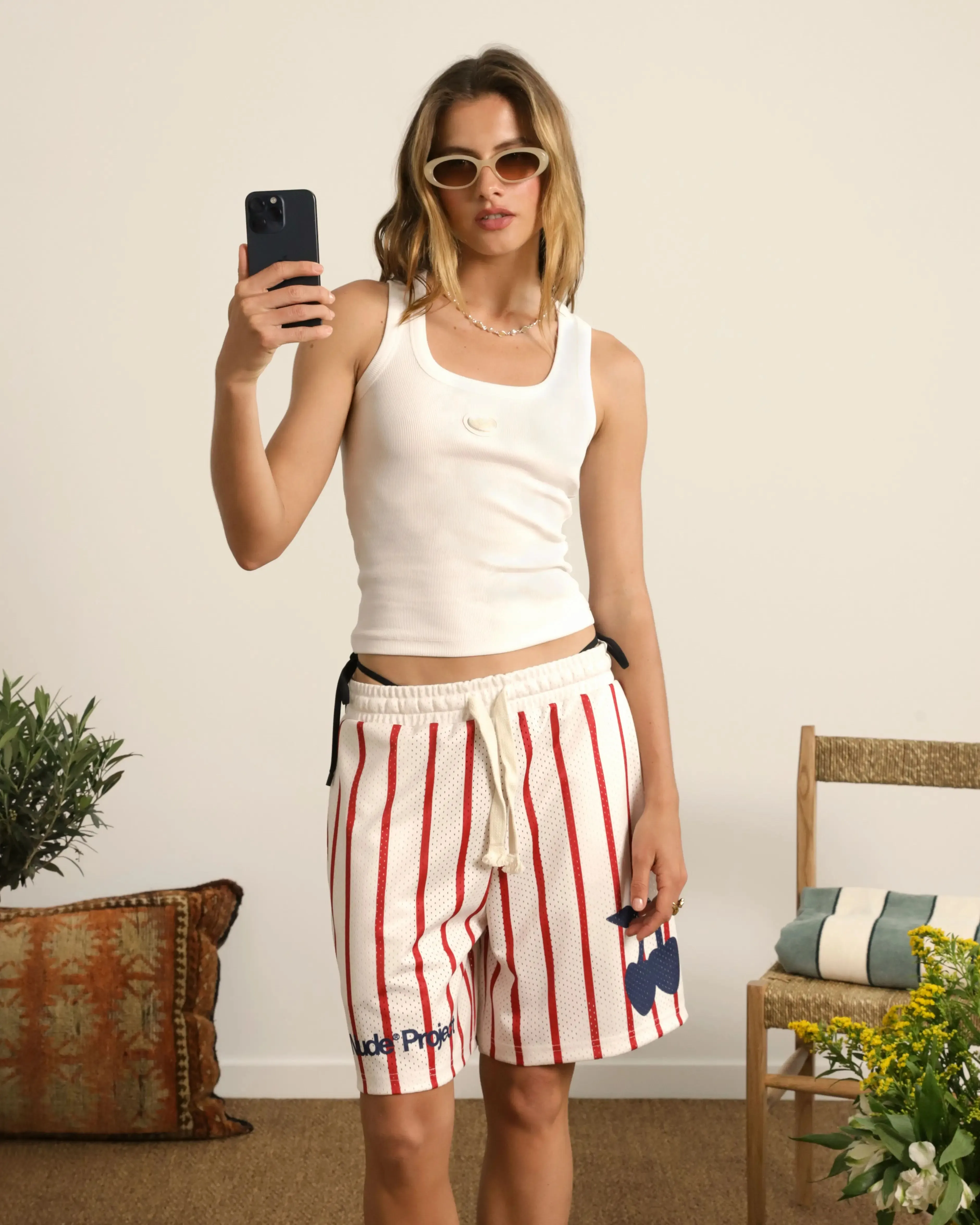 Stripes Mesh Short Everyday Comfort