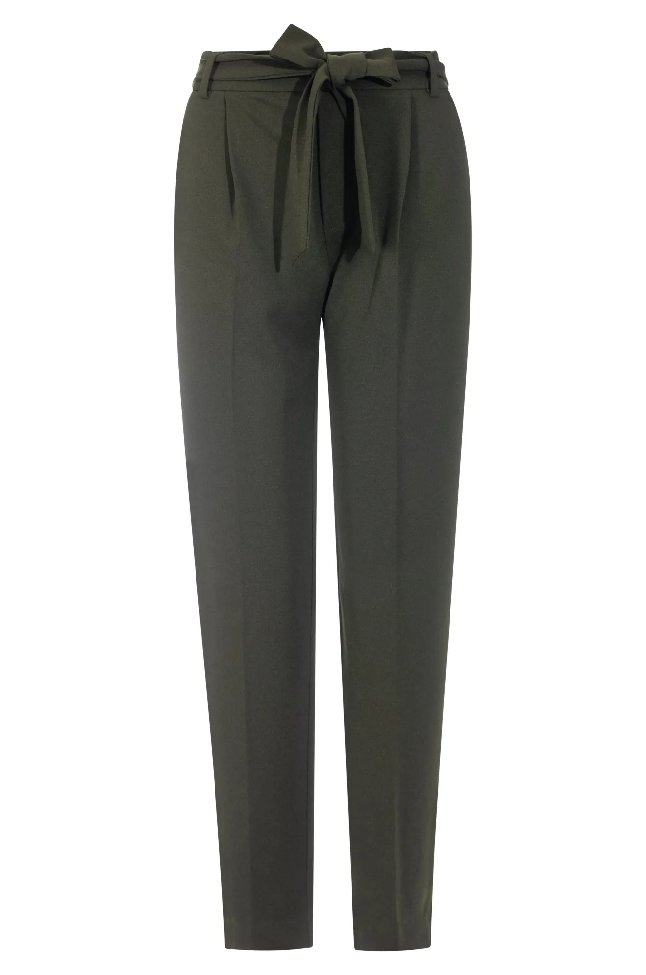 Core Support Flexible Activewear Stretch Crepe Short Pants | OLIVE | 8224ZZ