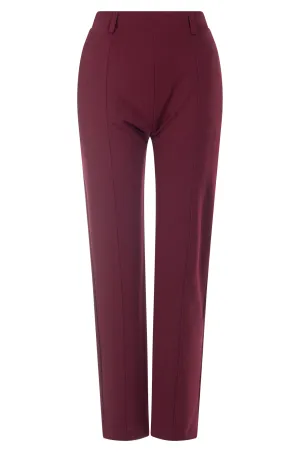 Stretch Crepe Xtra Short Pants | Berry | 8221ZZ Chilly Day Wear Stylish Layers