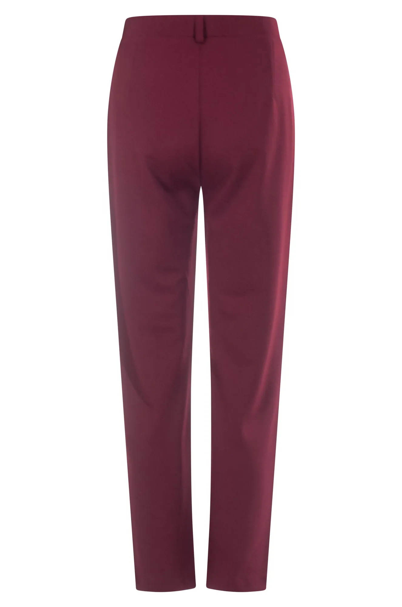 High Rise Stretch Crepe Xtra Short Pants | Berry | 8221ZZ