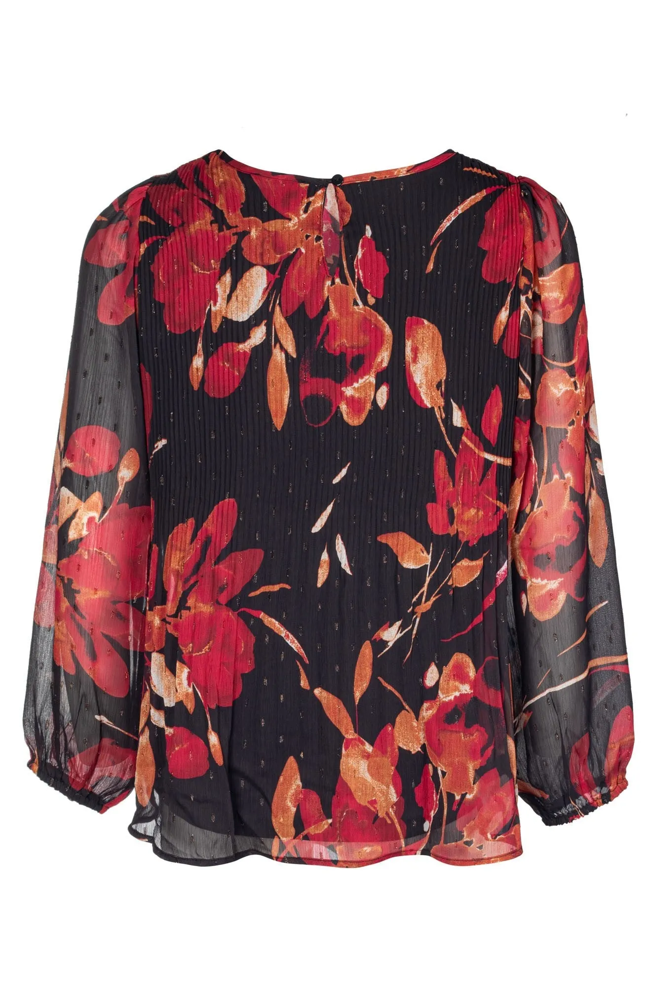 ThermalRegulating Fabric TemperatureRegulating Top | RED BLACK FLOWER | 8583B1