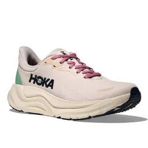 Womens Hoka Arahi 8 in Rose Cream/ Alabaster city shoes