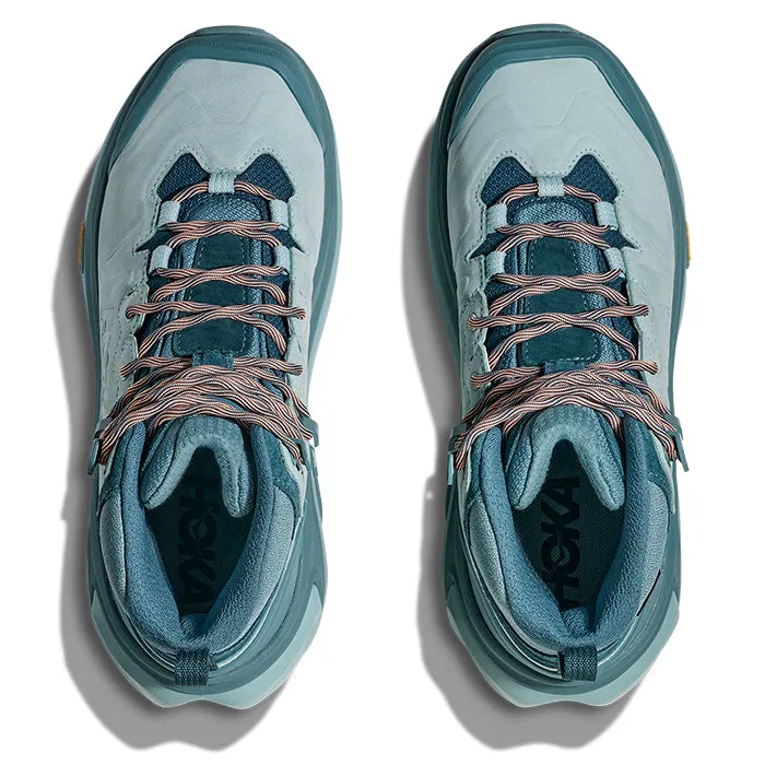 Thermo Regulating Fabric Womens Hoka Kaha 3 GTX in Mountain Fog/Druzy