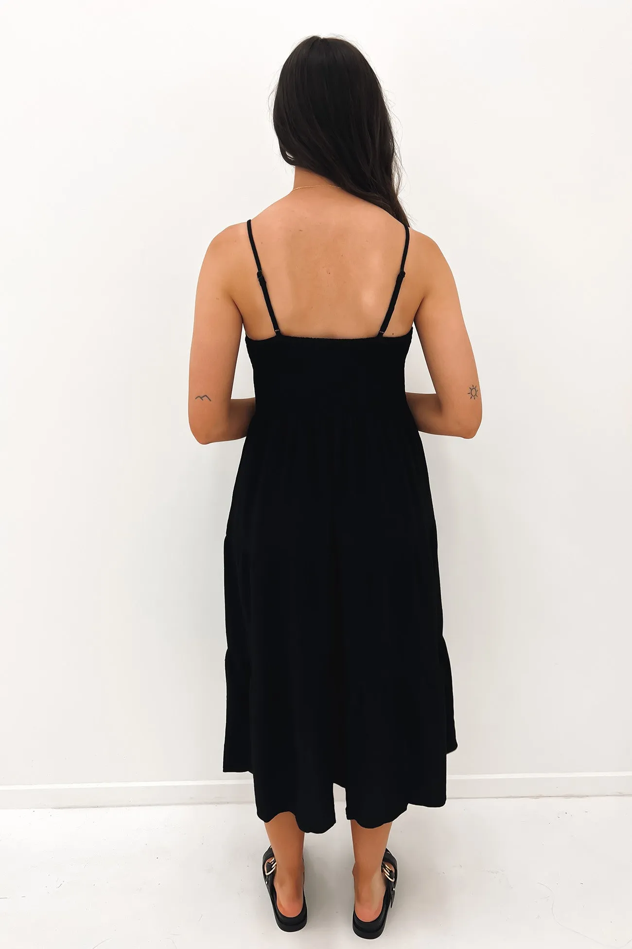 Bridey Midi Dress Black Soul Warm All Fit Style