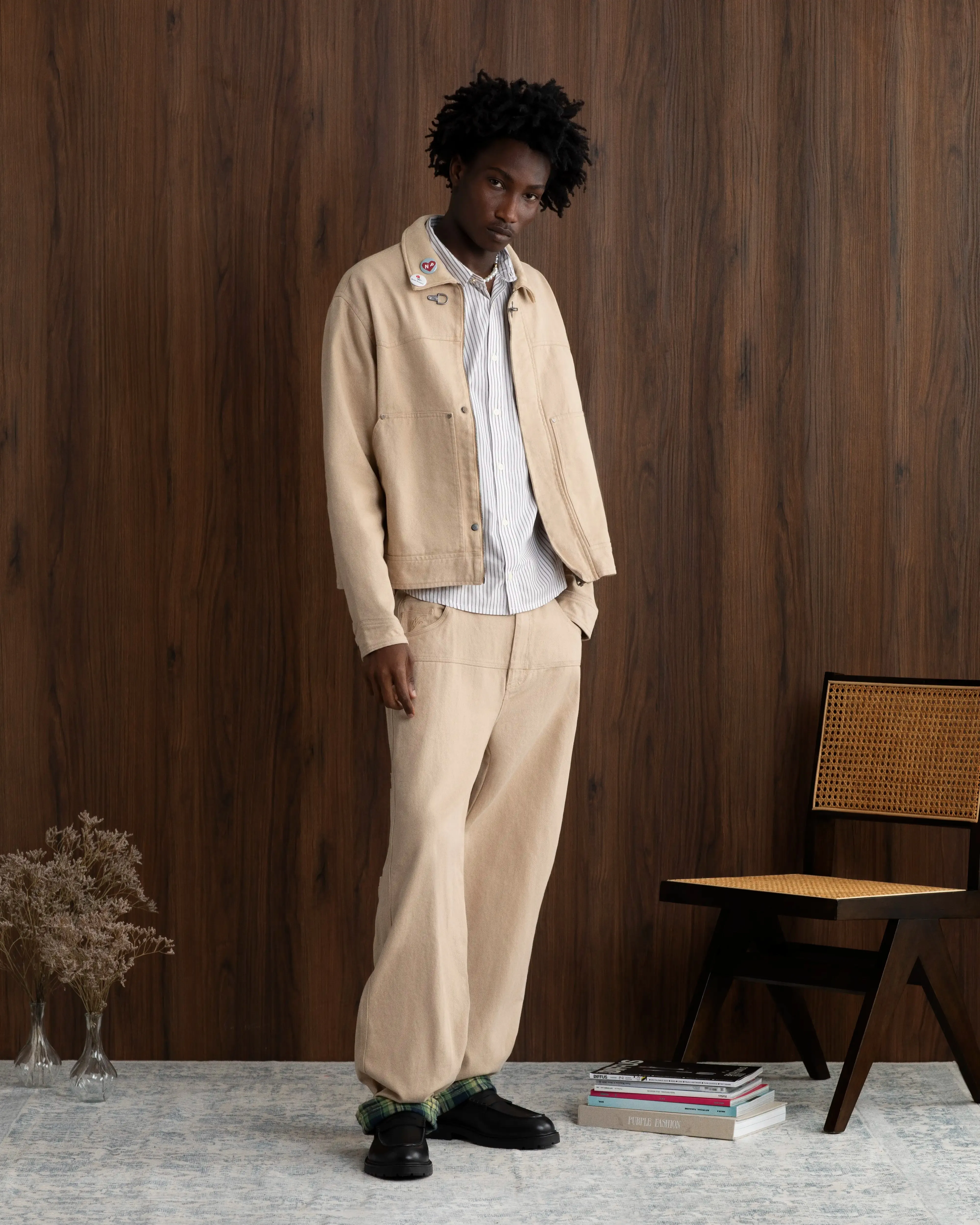 Studio Carpenter Jacket Raw Contemporary Fit