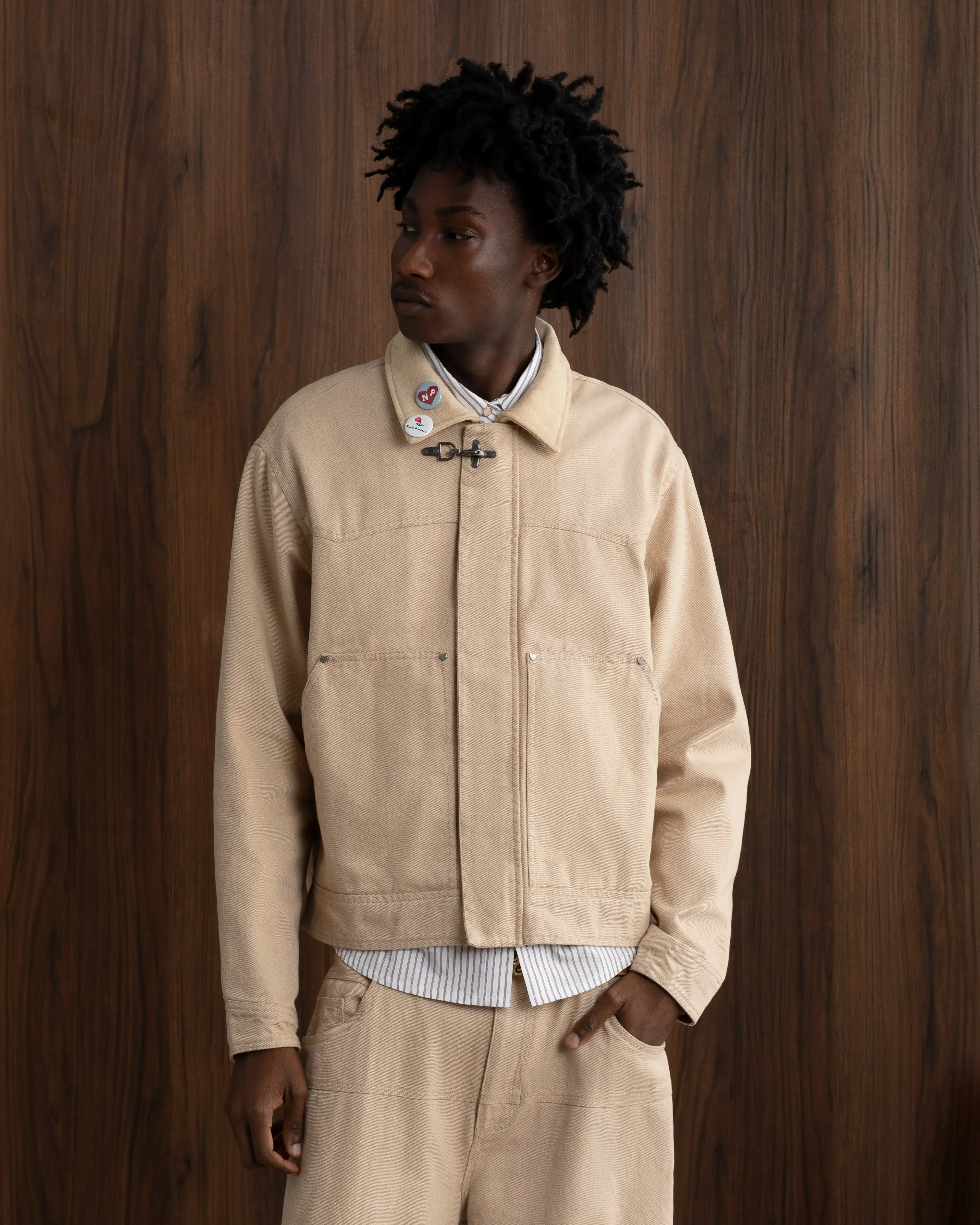 Waist String Airflow Ventilation System Studio Carpenter Jacket Raw