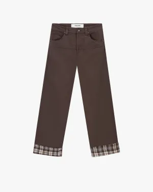 WaterRepellent ReinforcedPockets Studio Carpenter Pants Brown