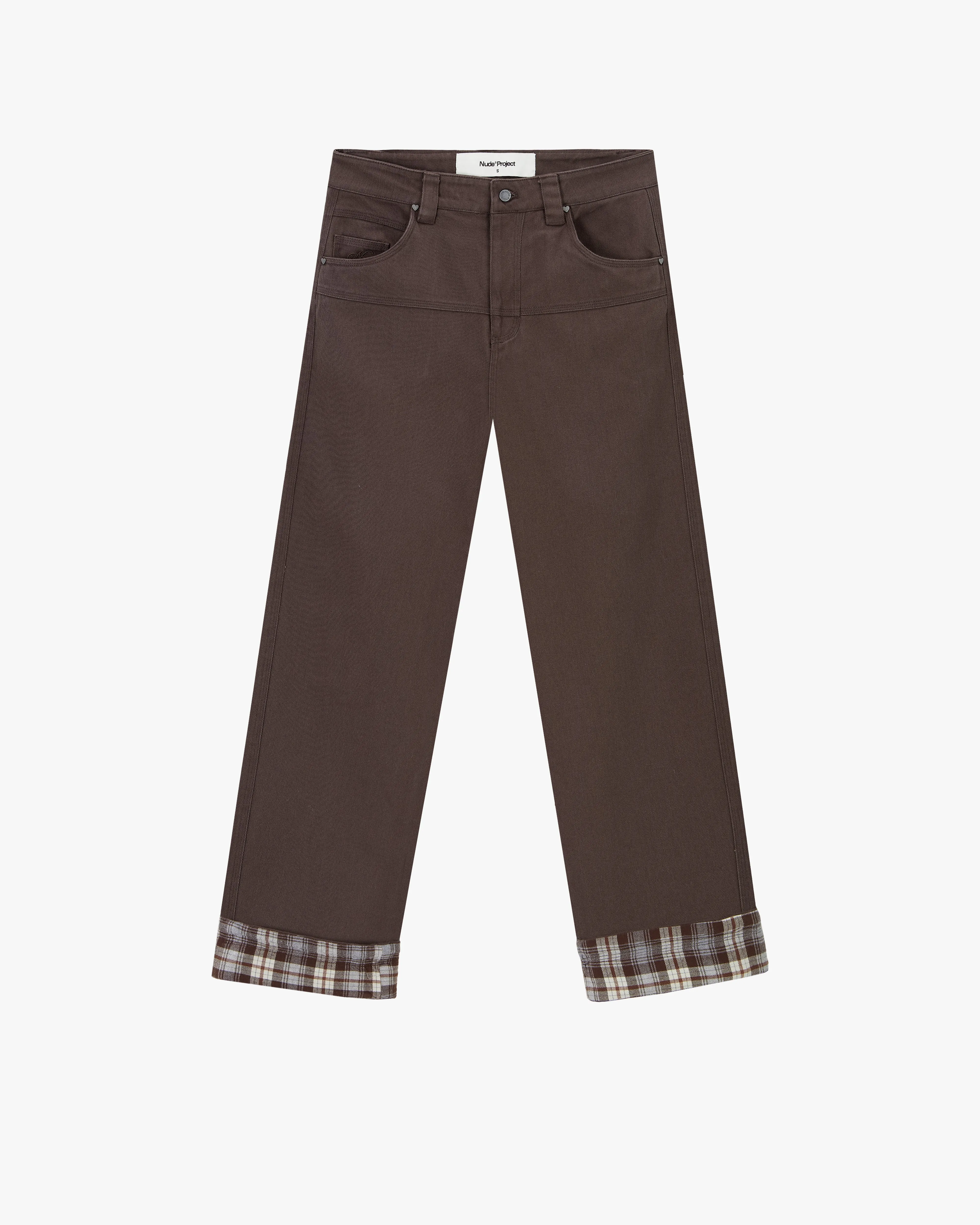 WaterRepellent ReinforcedPockets Studio Carpenter Pants Brown