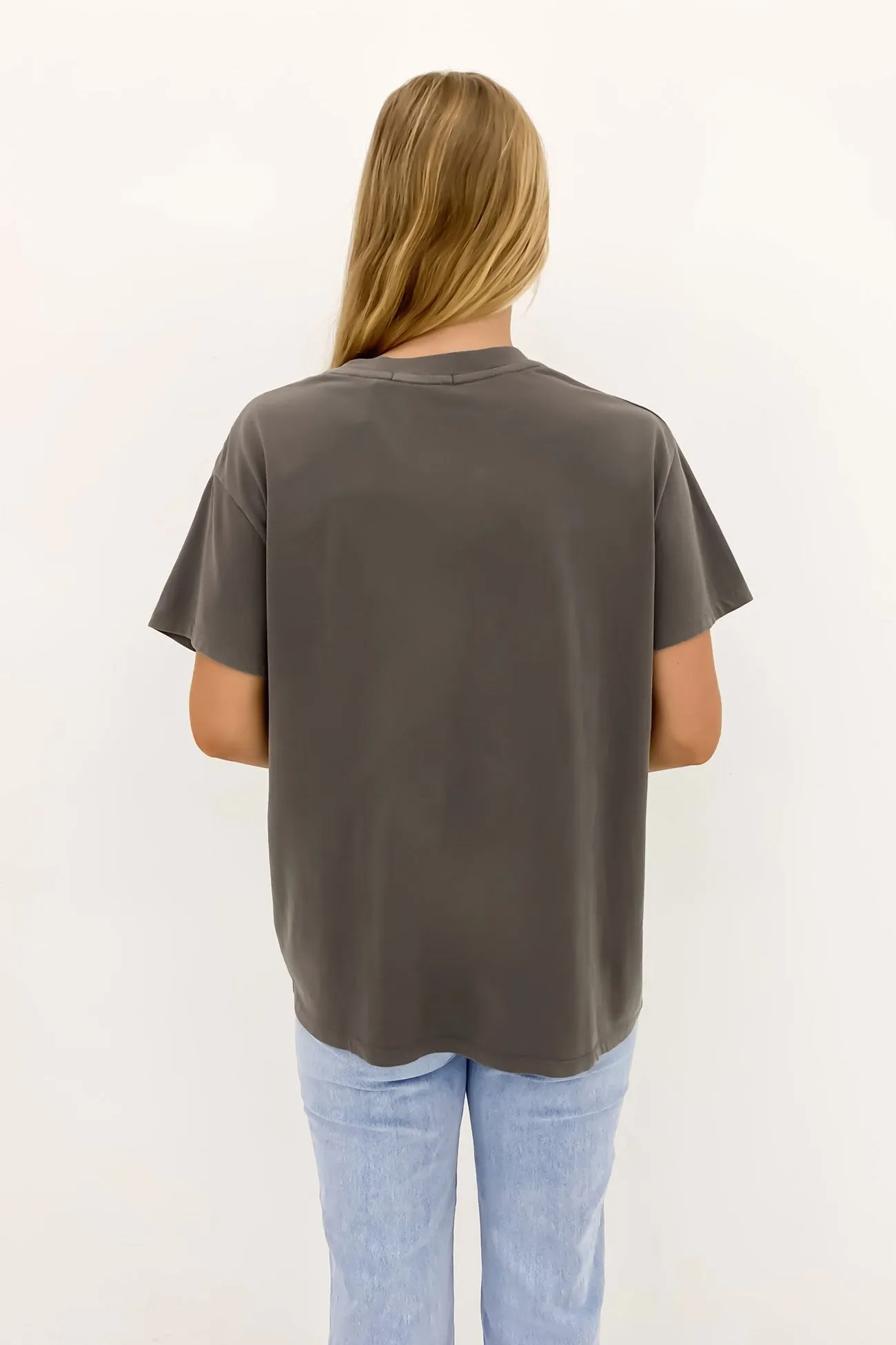 Heritage Tee 2 Charcoal V-Neck Plus Size