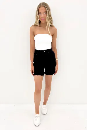 Quick Action Fit Straight Short Upbeat Black