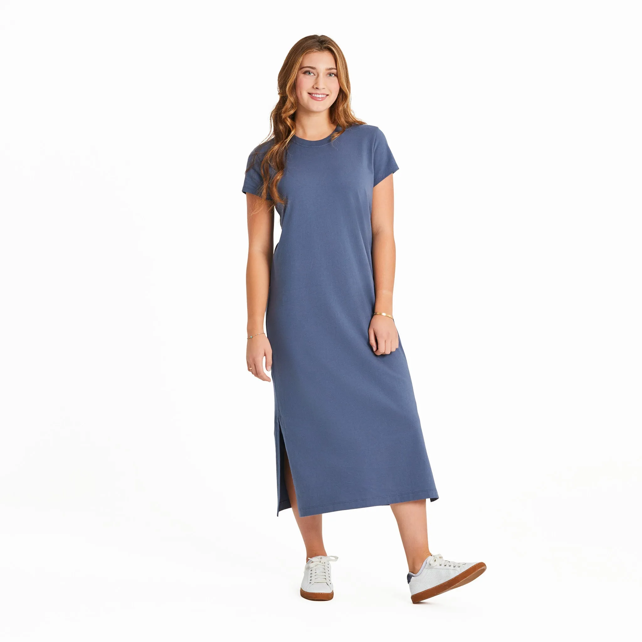 Low Maintenance Women's Solid Crusher Weekend Dress