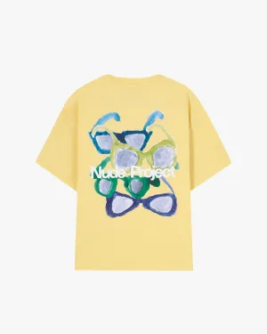 Sunglasses Tee Pale Yellow Winter Wear CompressionFreeCuffs