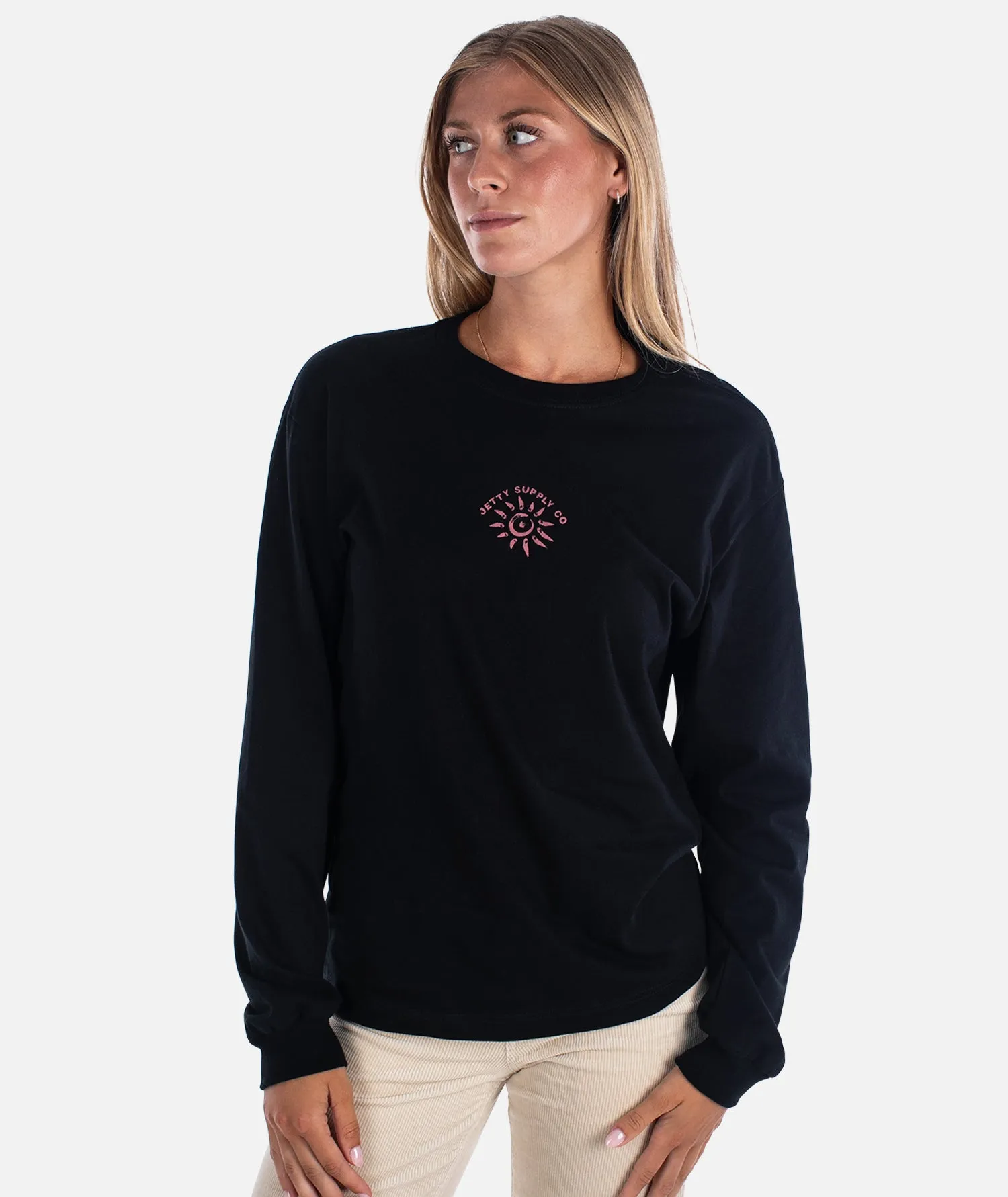 Cool Weather Wear Sunsets Long Sleeve - Black