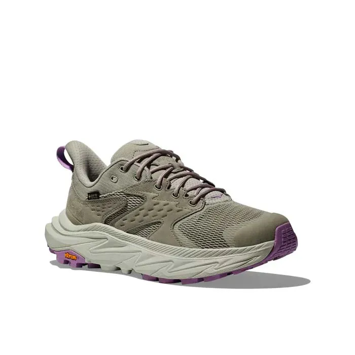 Womens Hoka Anacapa 2 Low GTX in Barley/Celadon Tint patent leather shoes outdoor sole