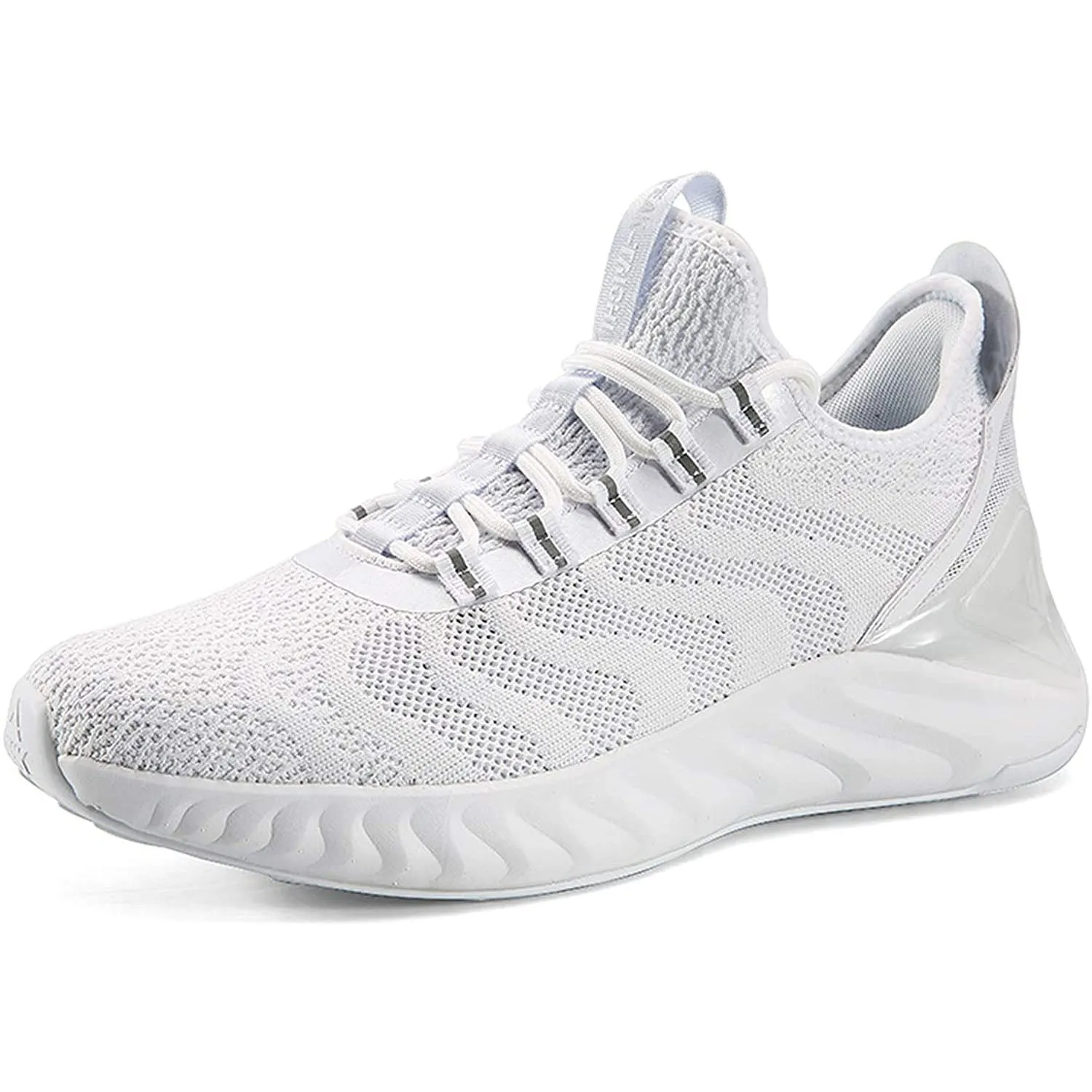 Stable construction PEAK TAICHI Running Shoes Men Adaptive Smart Cushioning Trainers King Series White