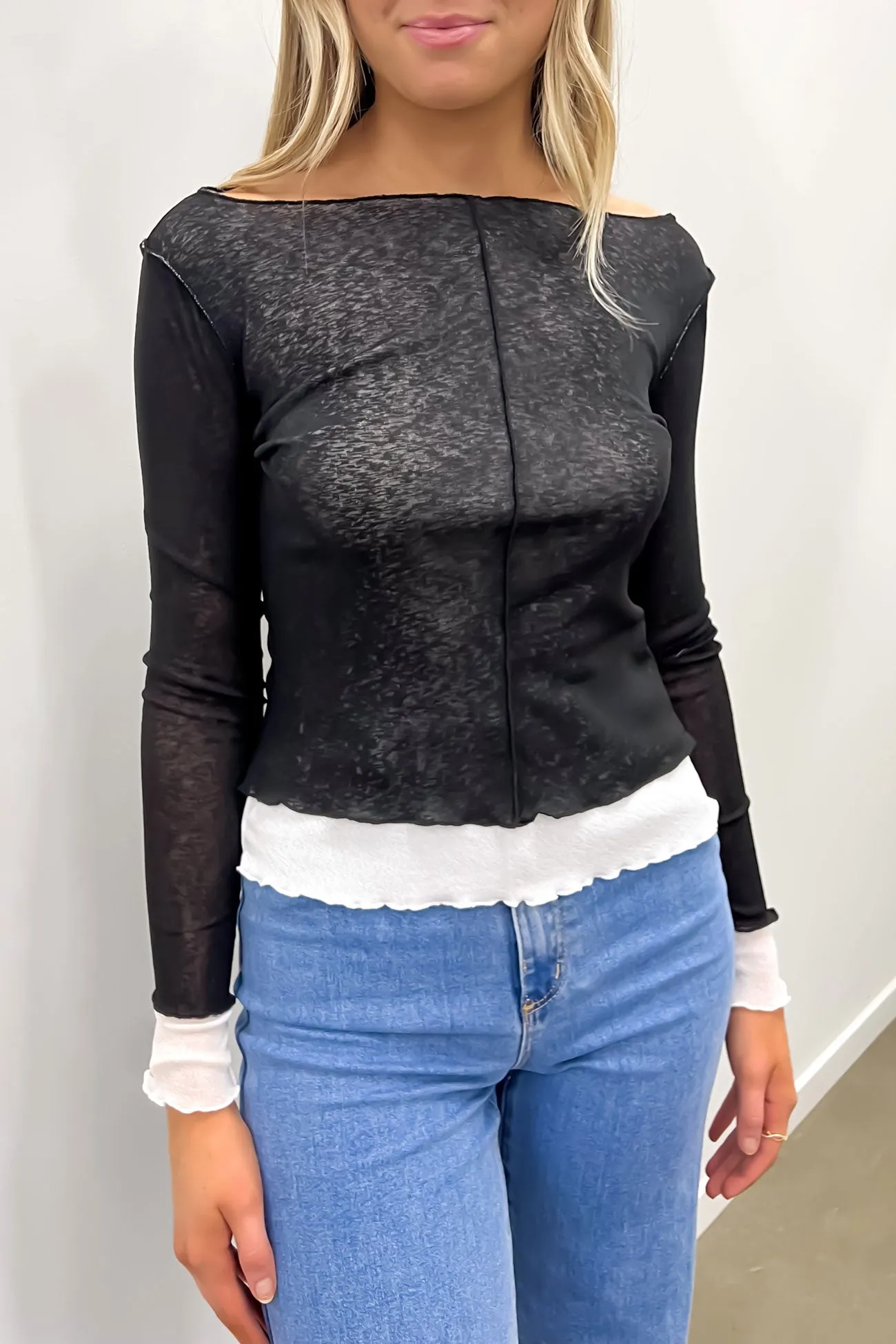 Reinforced Stitching Street Light Wylder Long Sleeve Black