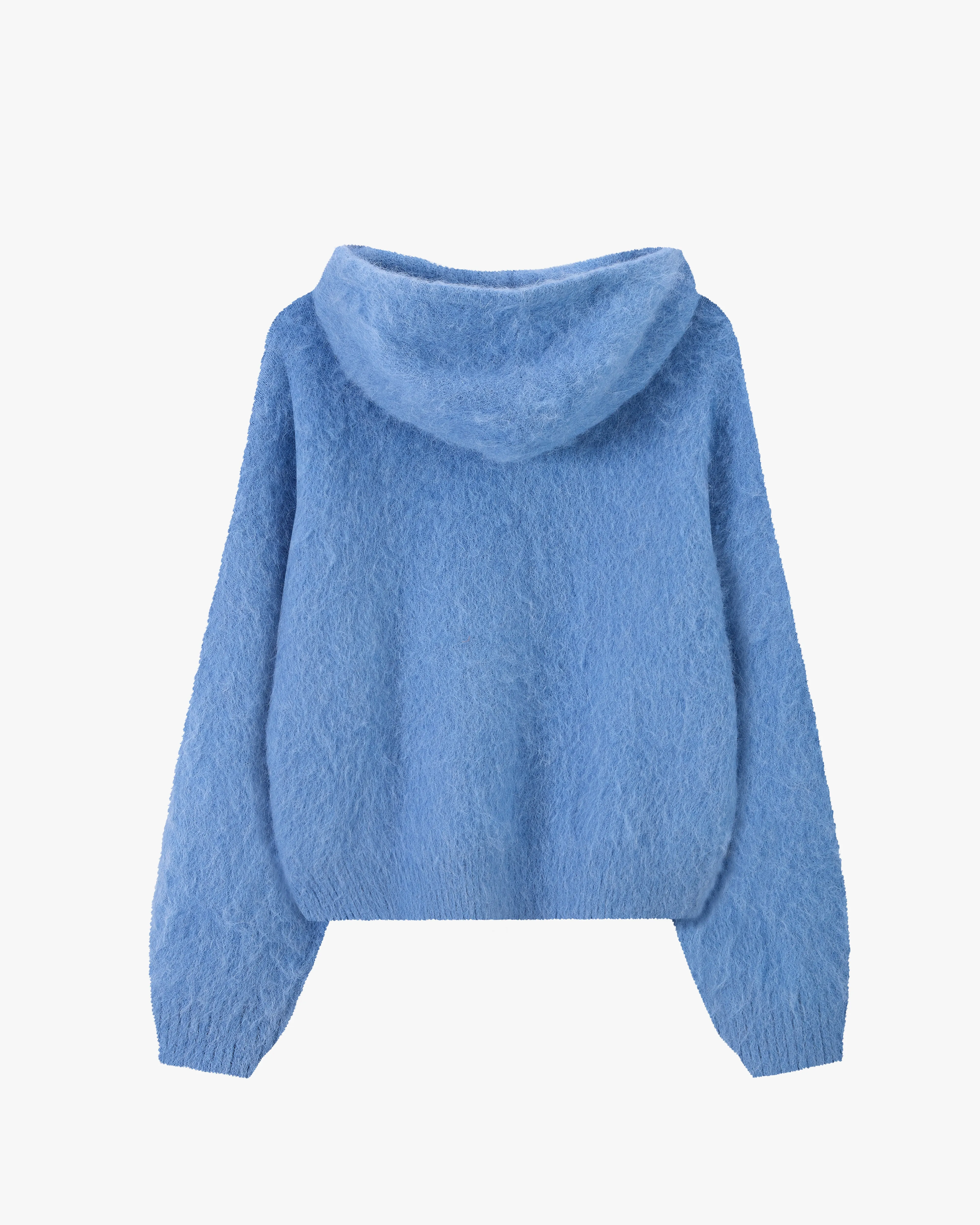 Alpachino Knit Zip-Up Blue Durable Blend