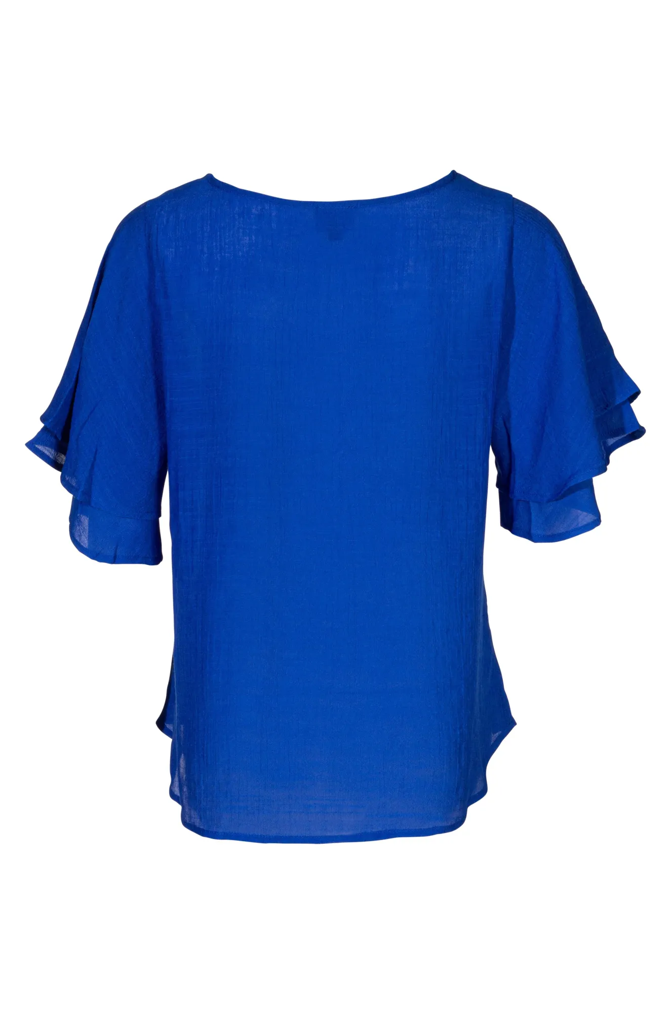 Double flutter sleeve Top | ROYAL | 8822A1 Code Soul