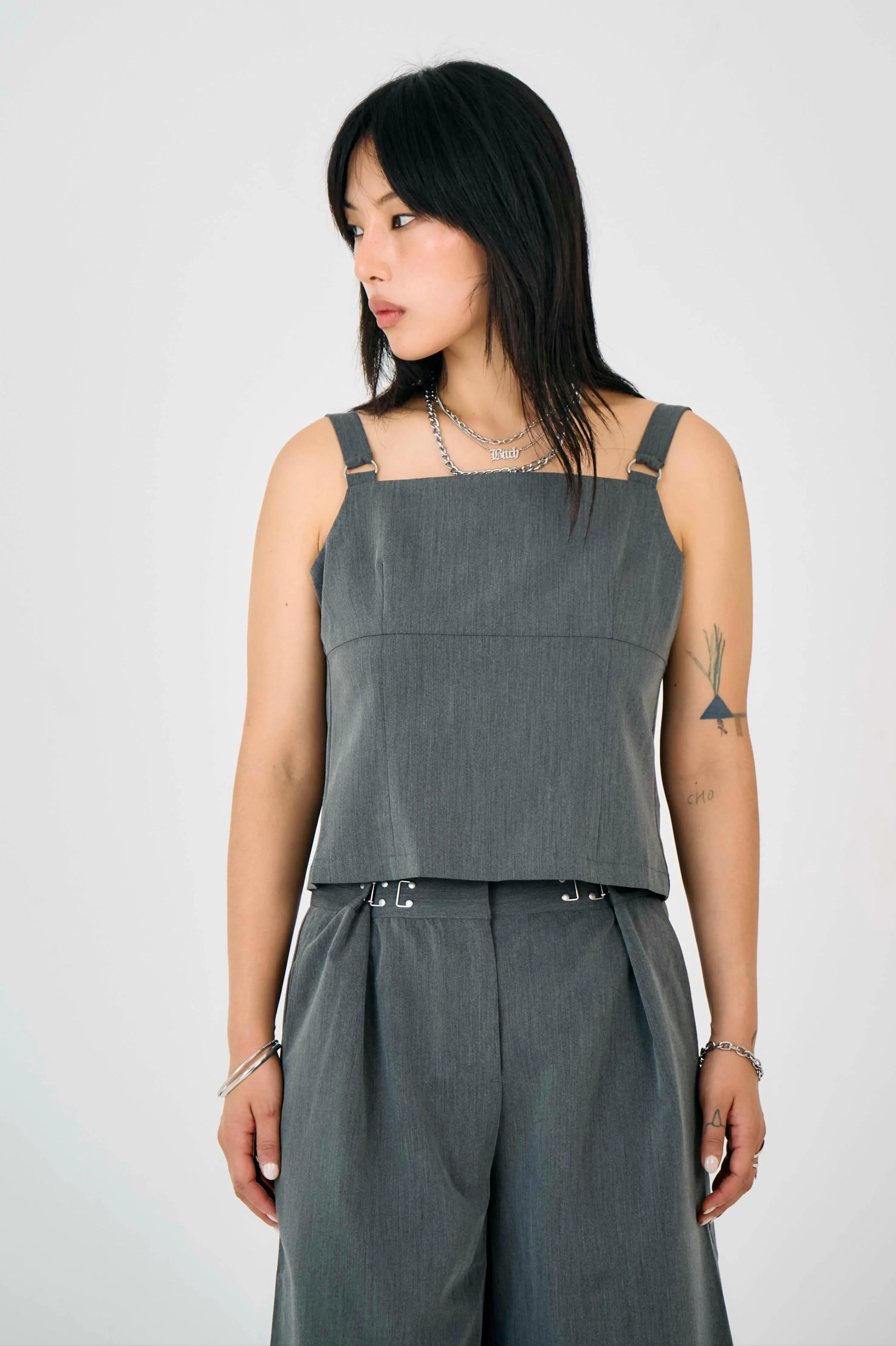 Tailor Backless Cami Top Sharp Edge