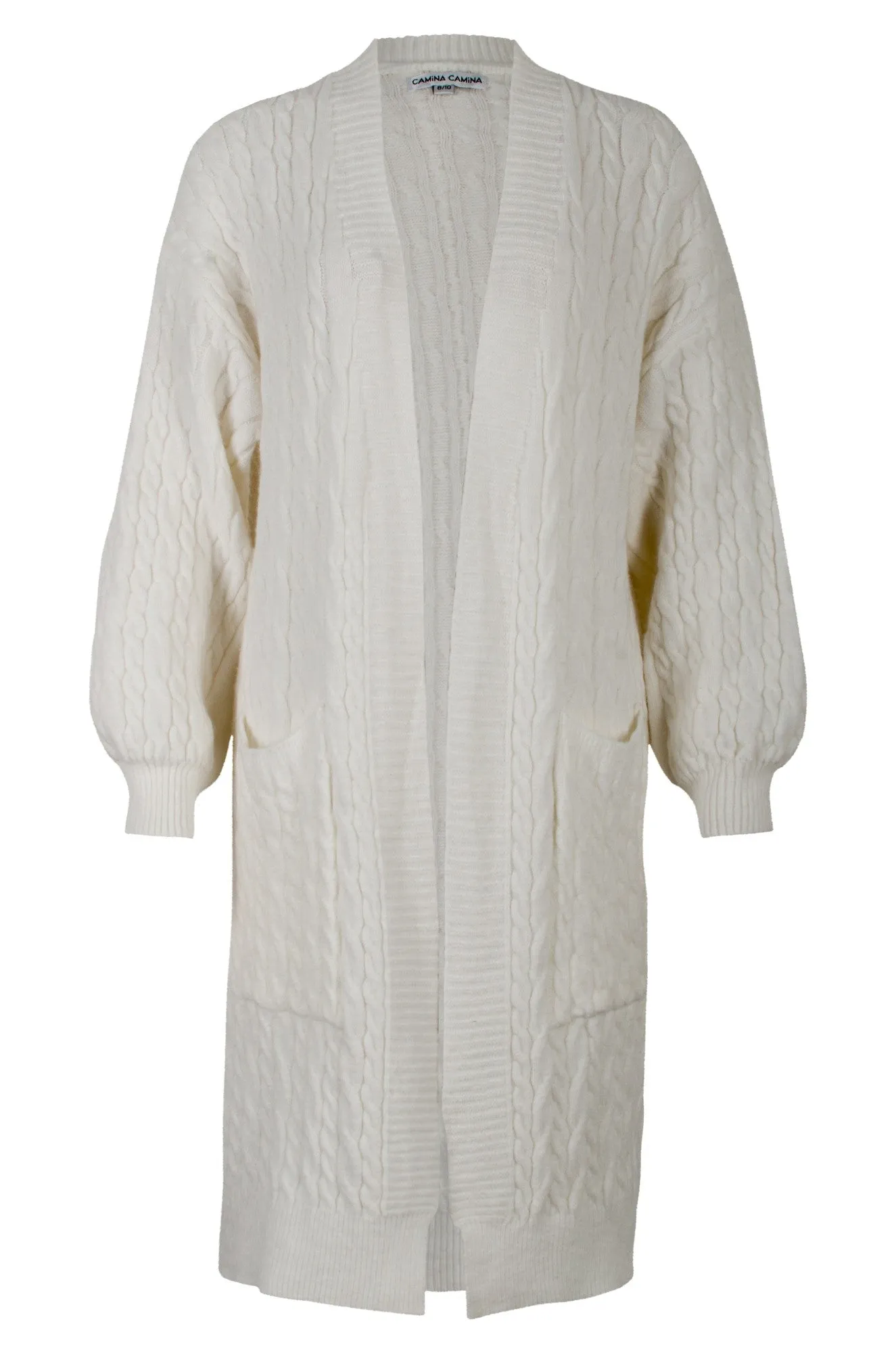 Cardigan - Knitwear | IVORY | 31BB1 Mesh Glow Sustainable Manufacturing