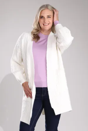 Cardigan - Knitwear | IVORY | 31BB1 AntiSnagTechnology AirflowOptimized