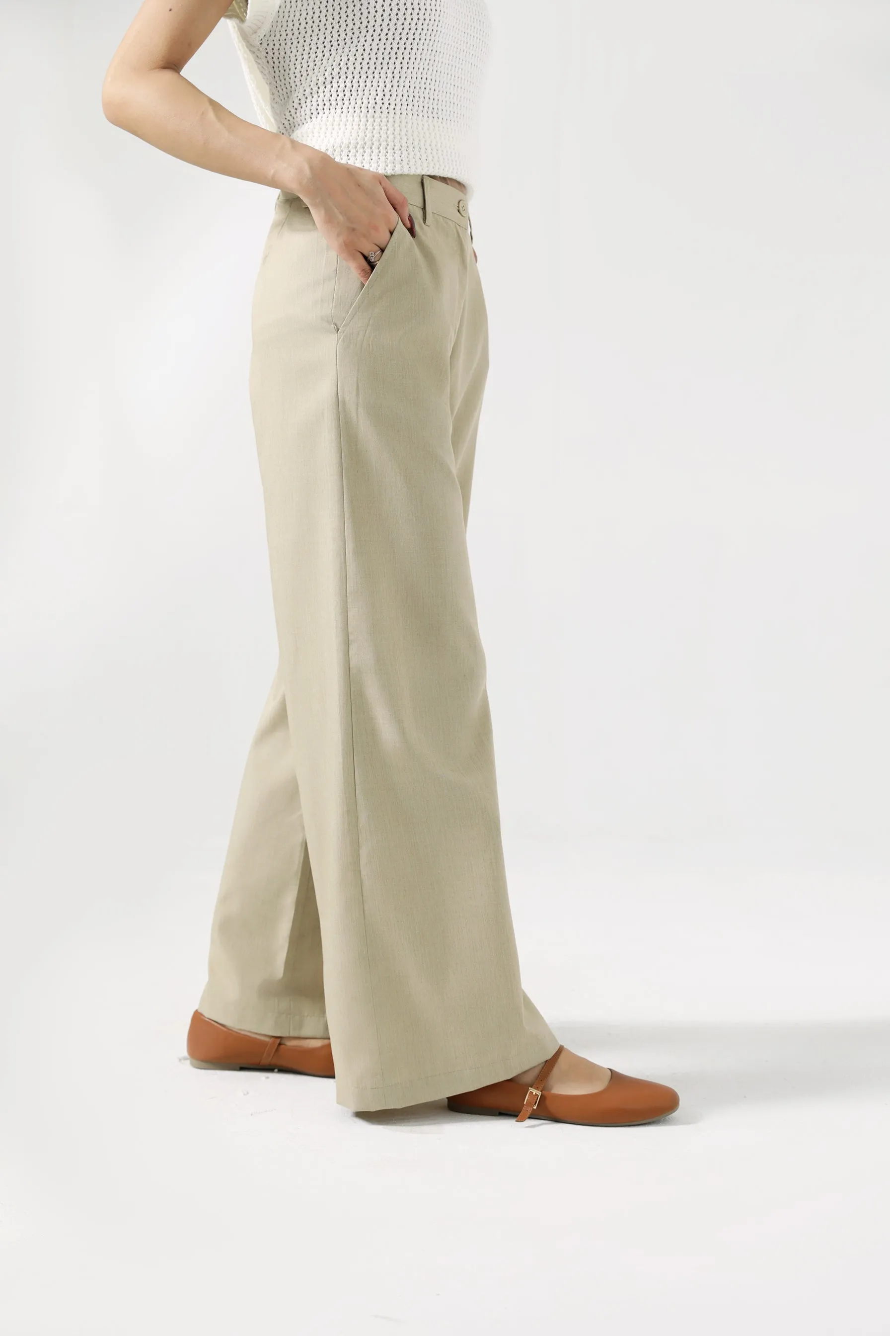 Core Movement TAILORED WIDE LEG PANTS