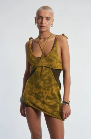 Street Icon Warrior Tie Dye Mini Dress