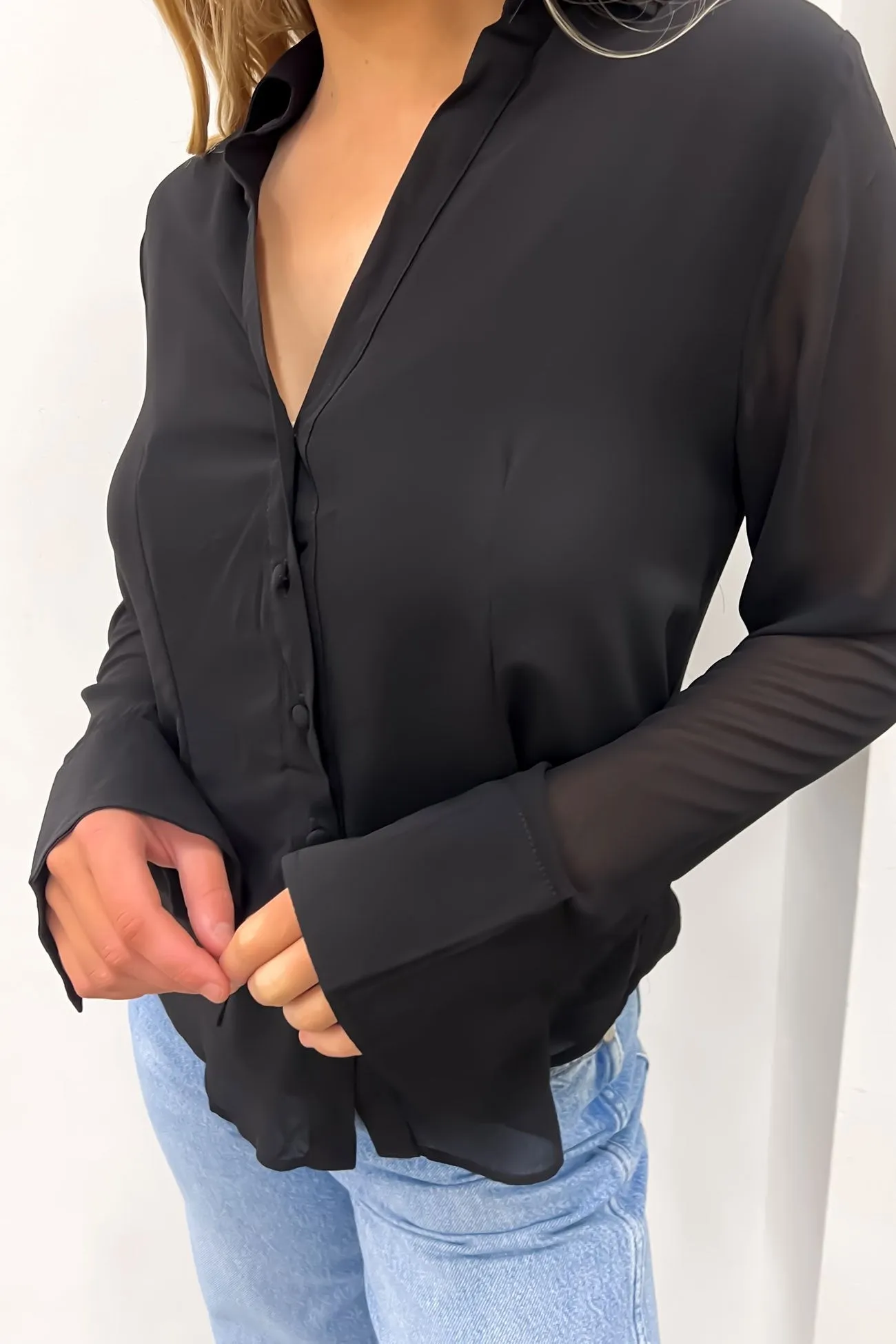 MoistureWickingFabric Tenille Shirt Black