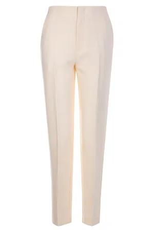 Textured Tailoring Short Pants | IVORY | 4706ZZ Stretchable Waist CompressionSupport