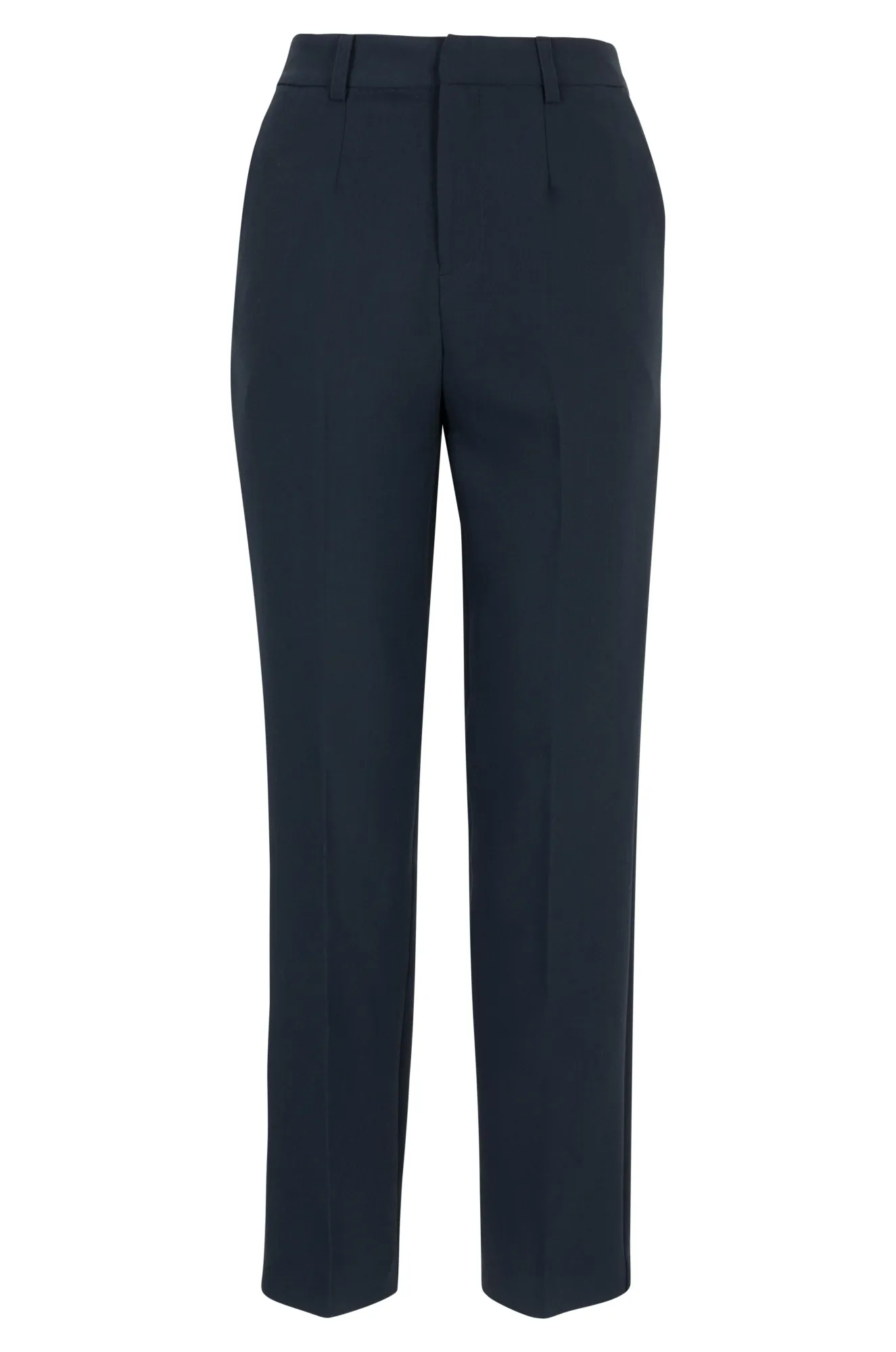 Mid Rise Textured Tailoring Short Pants | NAVY | 4703ZZ