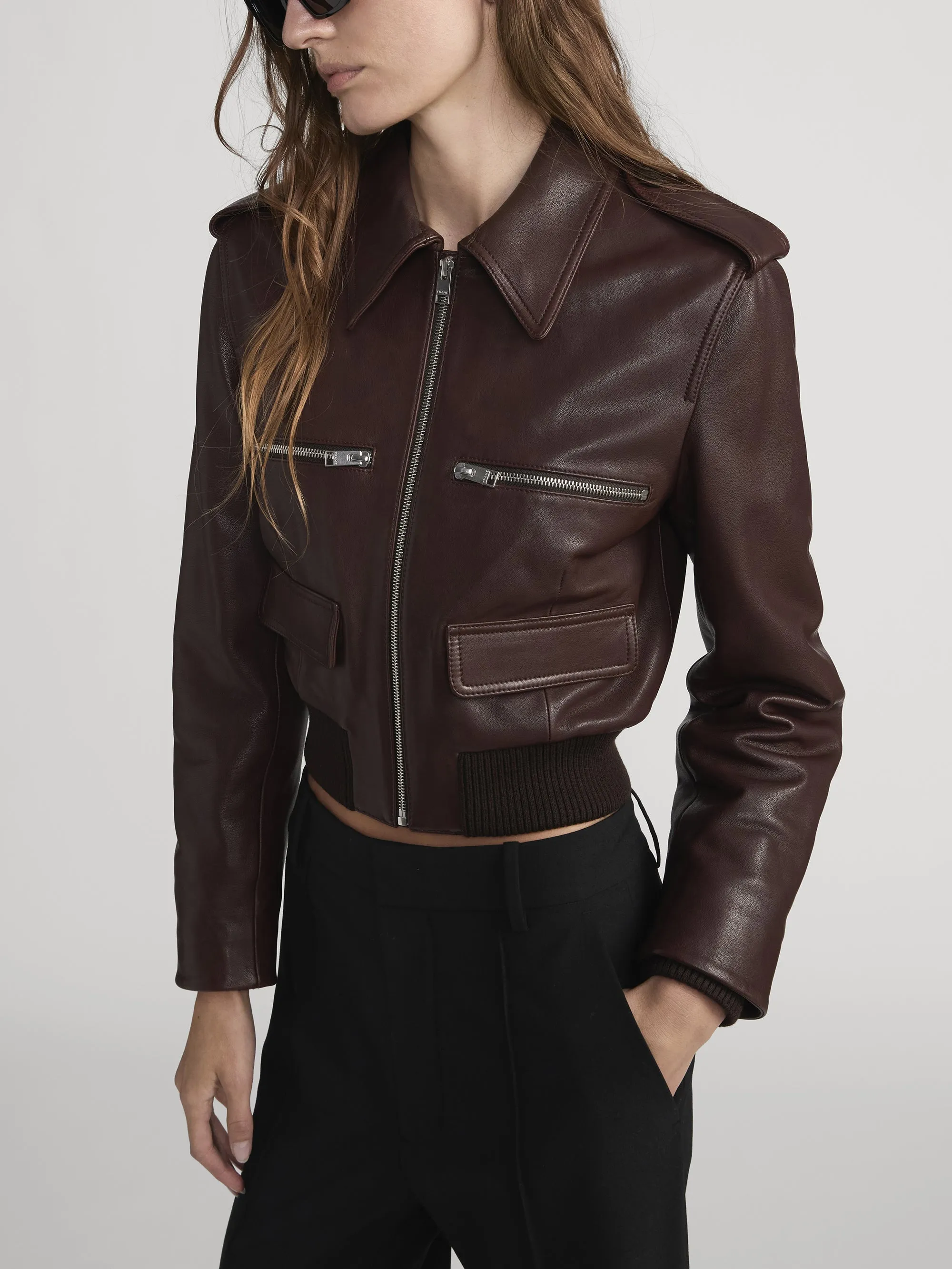 The Aviator Jacket -- Americano Simple Detail Layered Ventilation Panels