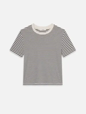 Trendy Comfort Wear The Baby Tee -- Navy Multi
