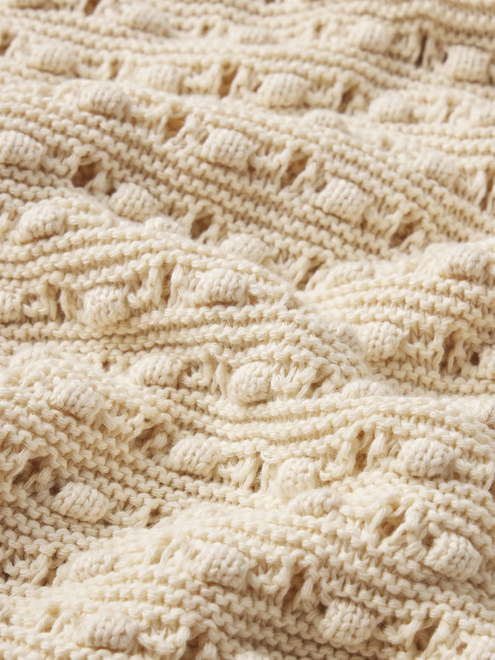 Zero Waste Knitting The Bauble Cardigan -- Cream