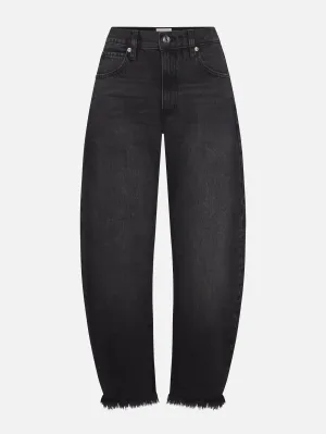 The Bubble Crop -- Limitless Raw Fray Comfy Wardrobe